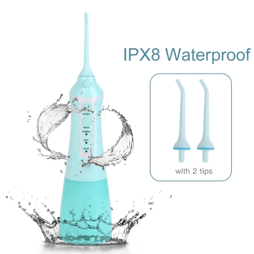 

Portable Water Flosser Teeth Cleaner IPX8 Waterproof Electric Oral Irrigator, Capacity: 300ml