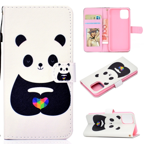 

For iPhone 12 Pro Max Colored Drawing Stitching Horizontal Flip Leather Case with Holder & Card Slots & Wallet(Polar Bear)