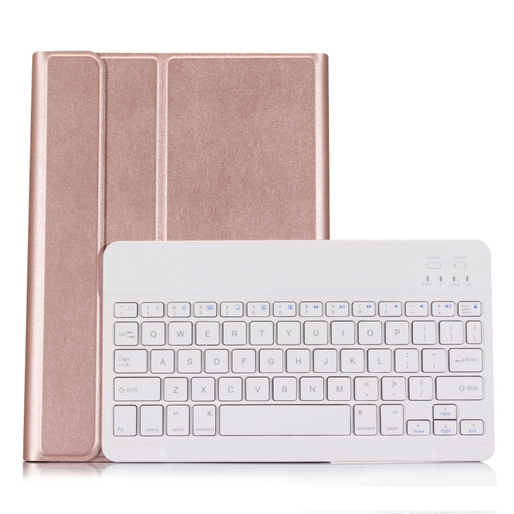 

ST870S For Samsung Galaxy Tab S7 T870/T875 11 inch 2020 Ultra-thin Detachable Bluetooth Keyboard Leather Case with Stand & Sleep Function & Backlight(Rose Gold)
