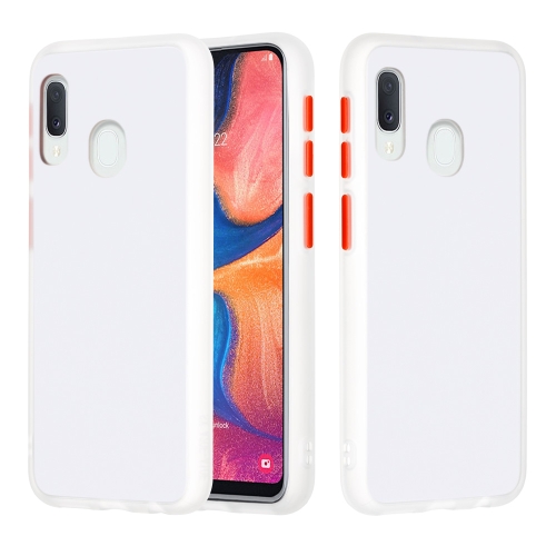 

For Samsung Galaxy A20e / A10e Skin Hand Feeling Series Shockproof Frosted PC+ TPU Protective Case(White)