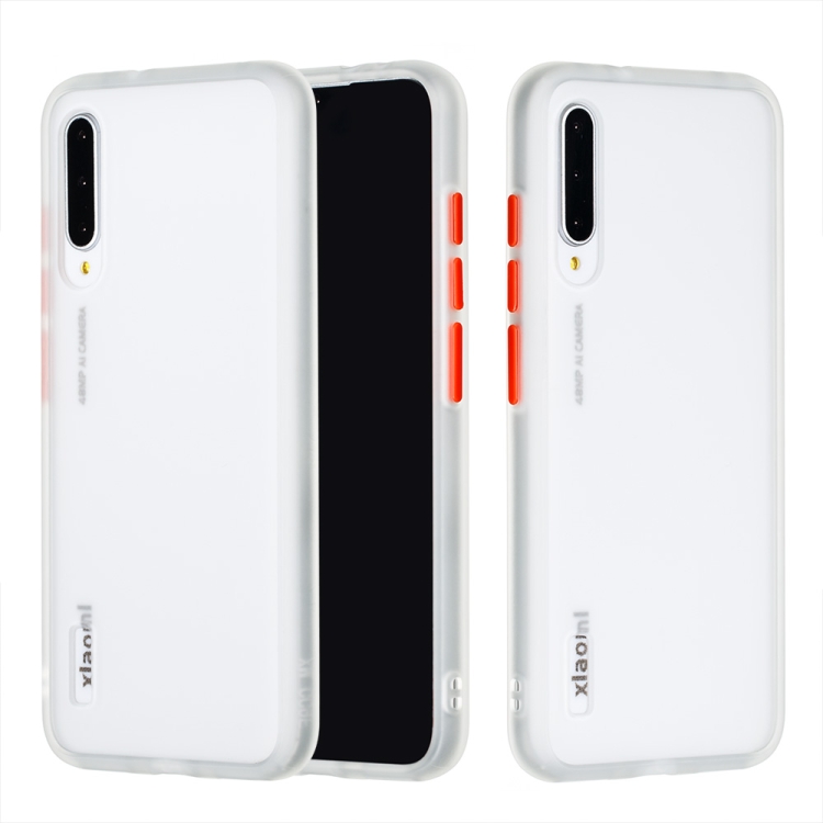 

For Xiaomi Mi CC9e / A3 Skin Hand Feeling Series Shockproof Frosted PC+ TPU Protective Case(White)