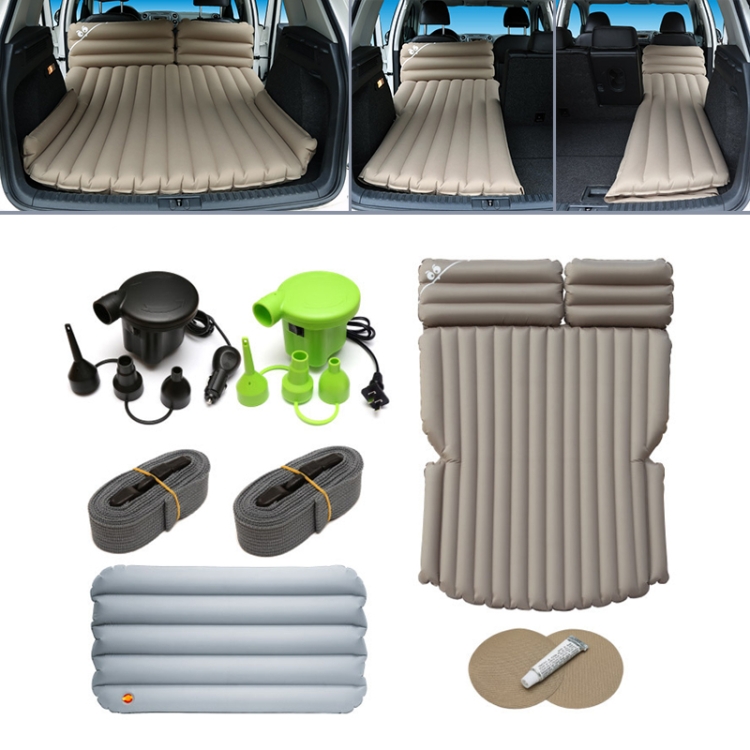 

08-B2-6 Cloth Car / Household + Increased Pad 6-port 6/4 Ratio Multifunctional Travel Inflatable Mattress Air Bed Camping Back Seat Couch