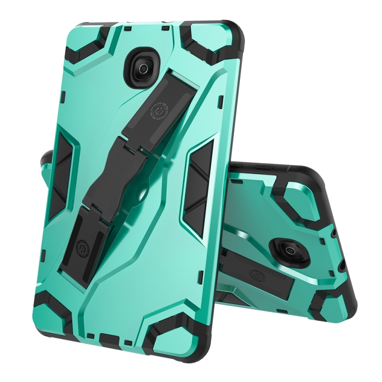 

For Samsung Galaxy Tab A 8.0 (2018) T387 Escort Series TPU + PC Shockproof Protective Case with Holder(Mint Green)