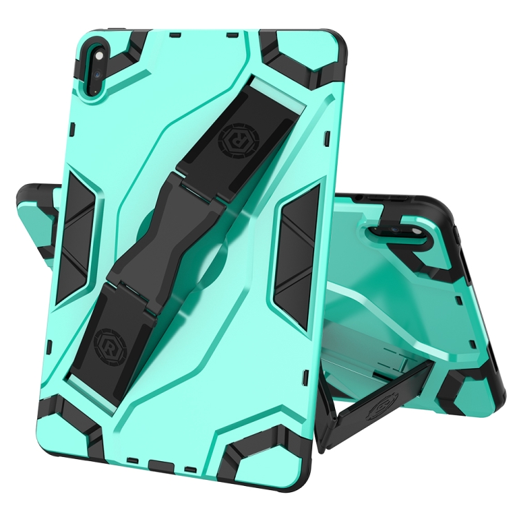 

For Huawei MatePad 10.4 Escort Series TPU + PC Shockproof Protective Case with Holder(Mint Green)
