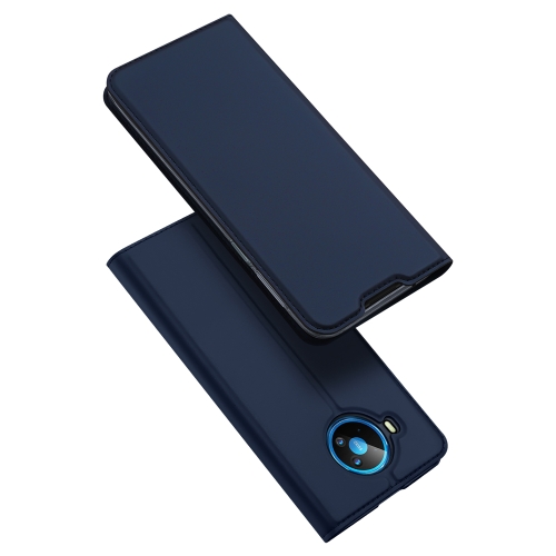 

For Nokia 8.3 5G DUX DUCIS Skin Pro Series Horizontal Flip PU + TPU Leather Case, with Holder & Card Slots(Blue)