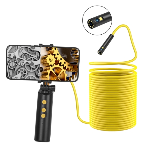 

F280 1080P IP68 Waterproof Dual Camera WiFi Digital Endoscope, Length:5m Hard Cable(Yellow)