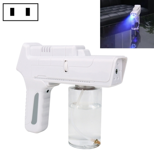 

Blue Light Nano Wireless Spray Gun Rechargeable Sterilization Spray Instrument Handheld Atomizer, Plug Type:US Plug