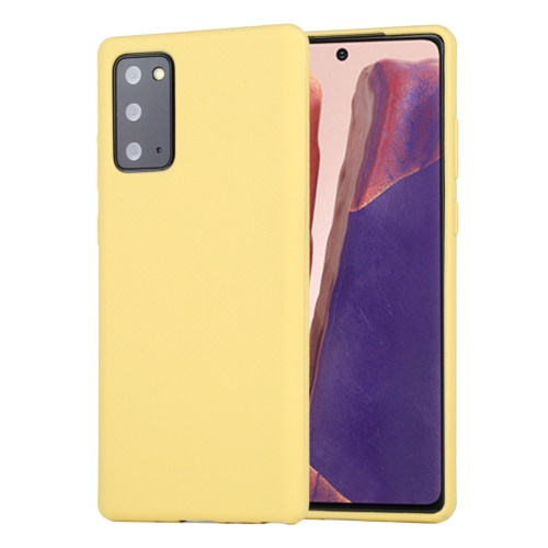 

For Samsung Galaxy Note20 GOOSPERY STYLE LUX Series Shockproof Soft TPU Case(Yellow)