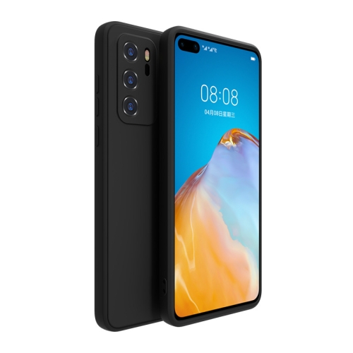 

For Huawei P40 Magic Cube Liquid Silicone Shockproof Full Coverage Protective Case(Black)