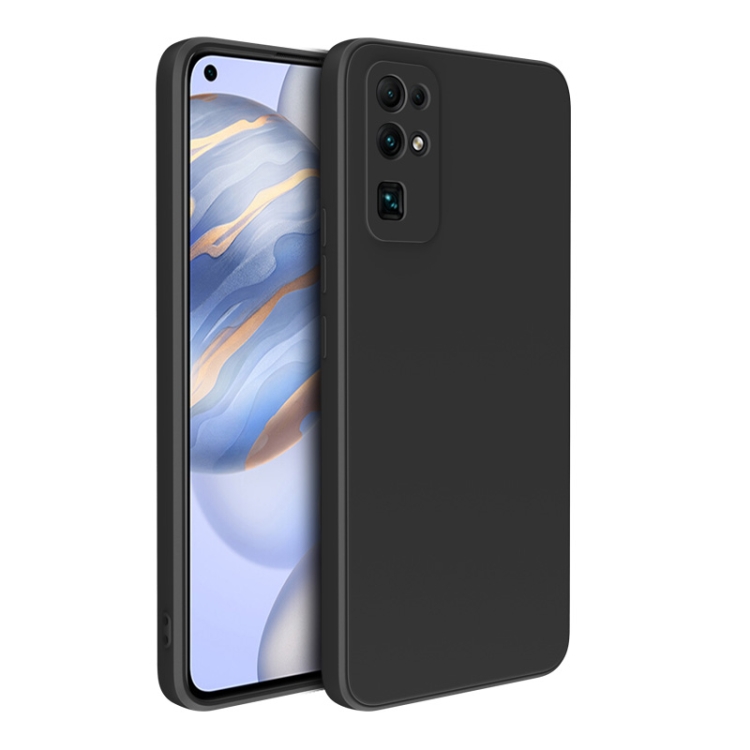 

For Huawei Honor 30 Magic Cube Liquid Silicone Shockproof Full Coverage Protective Case(Black)