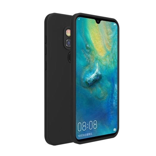 

For Huawei Mate 20 Magic Cube Liquid Silicone Shockproof Full Coverage Protective Case(Black)