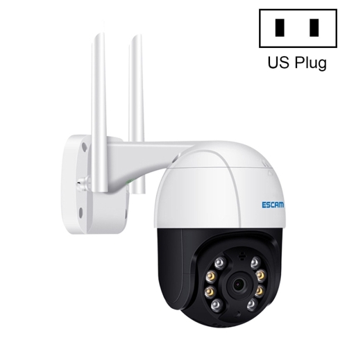 

ESCAM QF518 5MP Smart WiFi IP Camera, Support AI Humanoid Detection / Auto Tracking / Dual Light Night Vision / Cloud Storage / Two Way Audio / TF Card, Plug:US Plug(White)