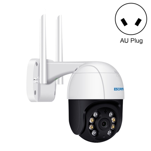 

ESCAM QF518 5MP Smart WiFi IP Camera, Support AI Humanoid Detection / Auto Tracking / Dual Light Night Vision / Cloud Storage / Two Way Audio / TF Card, Plug:AU Plug(White)