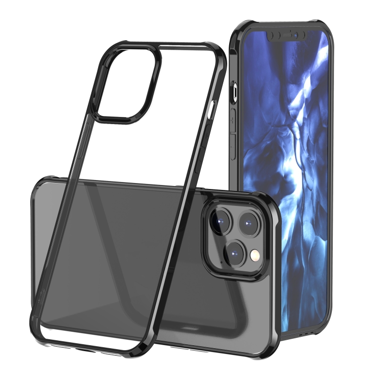 

For iPhone 12 / 12 Pro Sound Coversion Shockproof Acrylic Protective Case(Black)