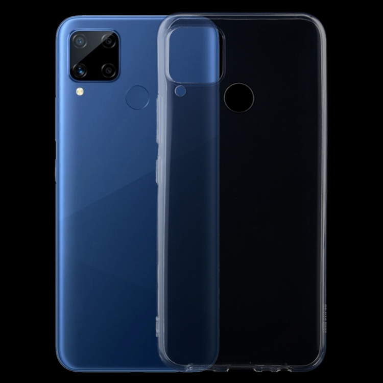 

For OPPO Realme C15 0.75mm Ultra-thin Transparent TPU Soft Protective Case
