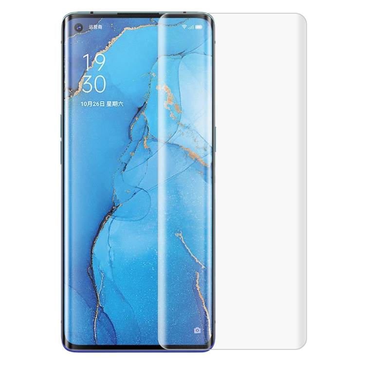 

For OPPO Reno3 Pro 3D Curved Silk-screen PET Full Coverage Protective Film(Transparent)