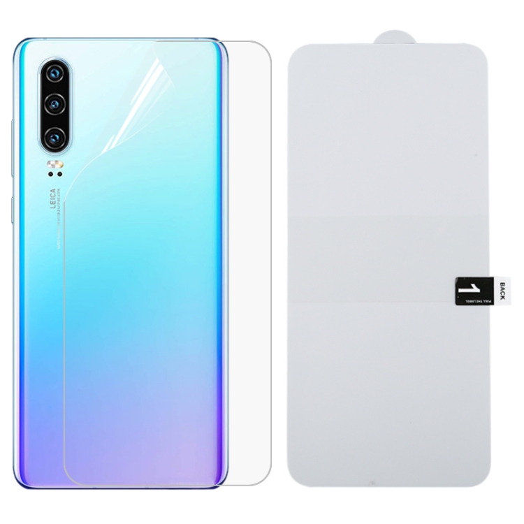 

For Huawei P30 Full Screen Protector Explosion-proof Hydrogel Back Film