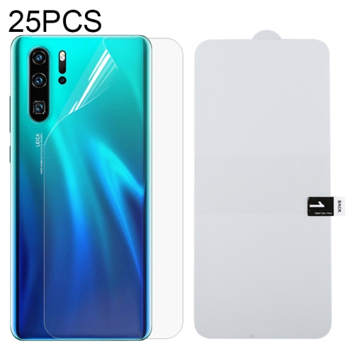 

For Huawei P30 Pro 25 PCS Full Screen Protector Explosion-proof Hydrogel Back Film