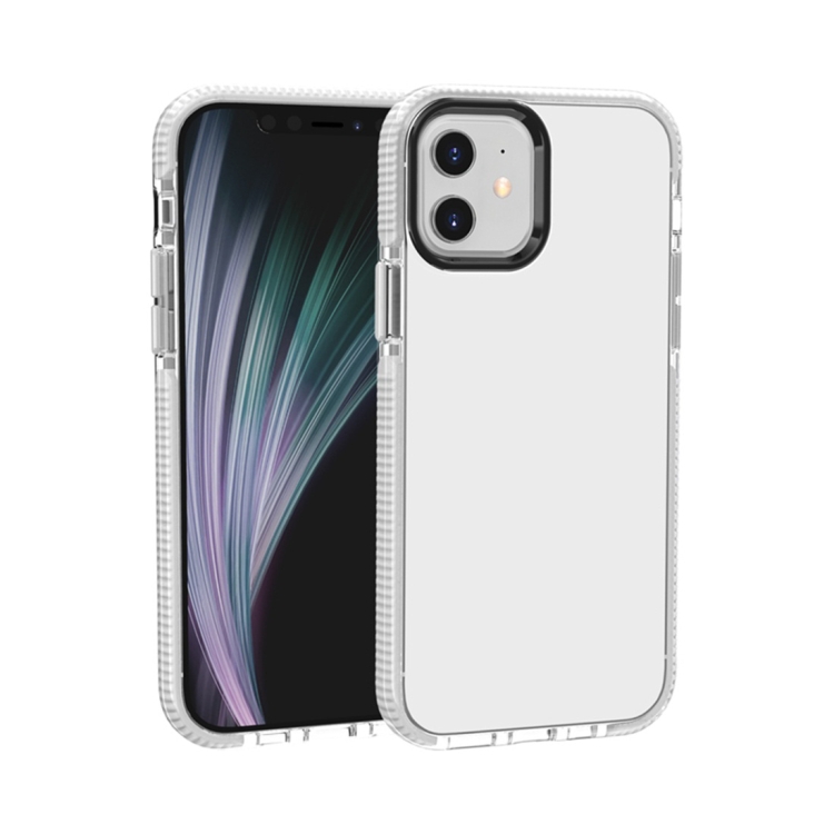 Sunsky For Iphone 12 Max 12 Pro Shockproof High Transparency Tpu Protective Case White