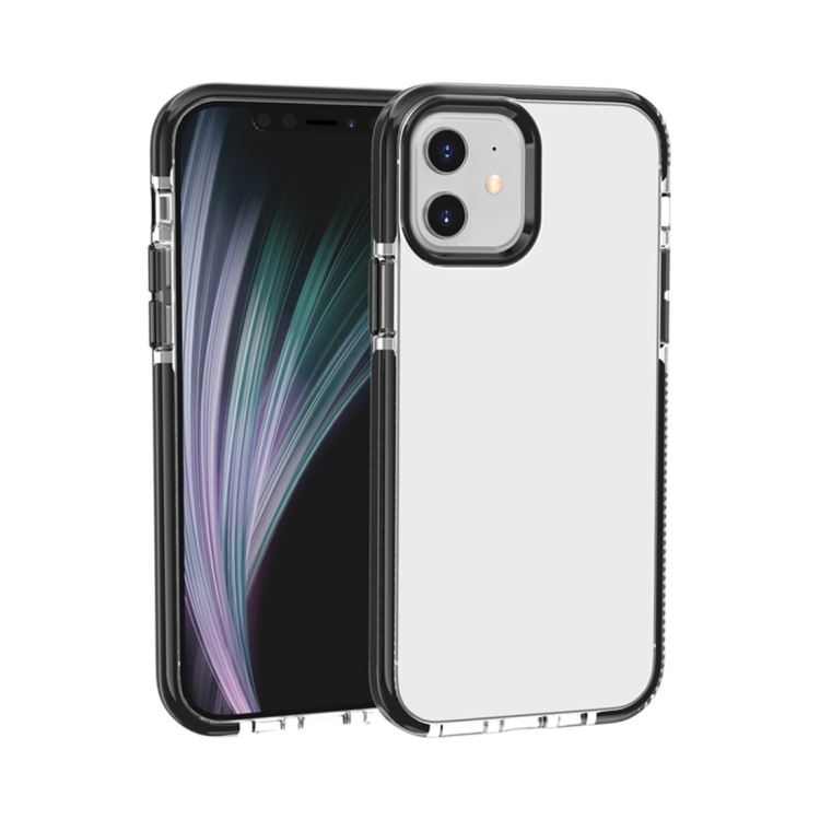 

For iPhone 12 / 12 Pro Shockproof High Transparency TPU Protective Case(Black)
