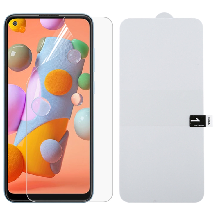 

For Samsung Galaxy A11 Full Screen Protector Explosion-proof Hydrogel Film