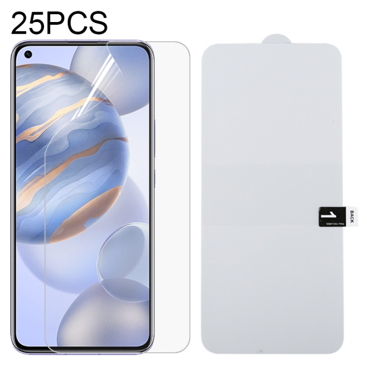 

For Huawei Honor 30 25 PCS Full Screen Protector Explosion-proof Hydrogel Film