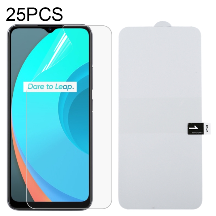 

For OPPO Realme C11 25 PCS Full Screen Protector Explosion-proof Hydrogel Film