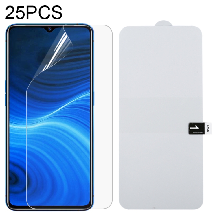 

For OPPO Realme X2 Pro 25 PCS Full Screen Protector Explosion-proof Hydrogel Film