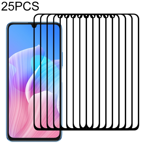 

For Huawei Enjoy Z 5G 25 PCS Full Glue Full Screen Tempered Glass Film