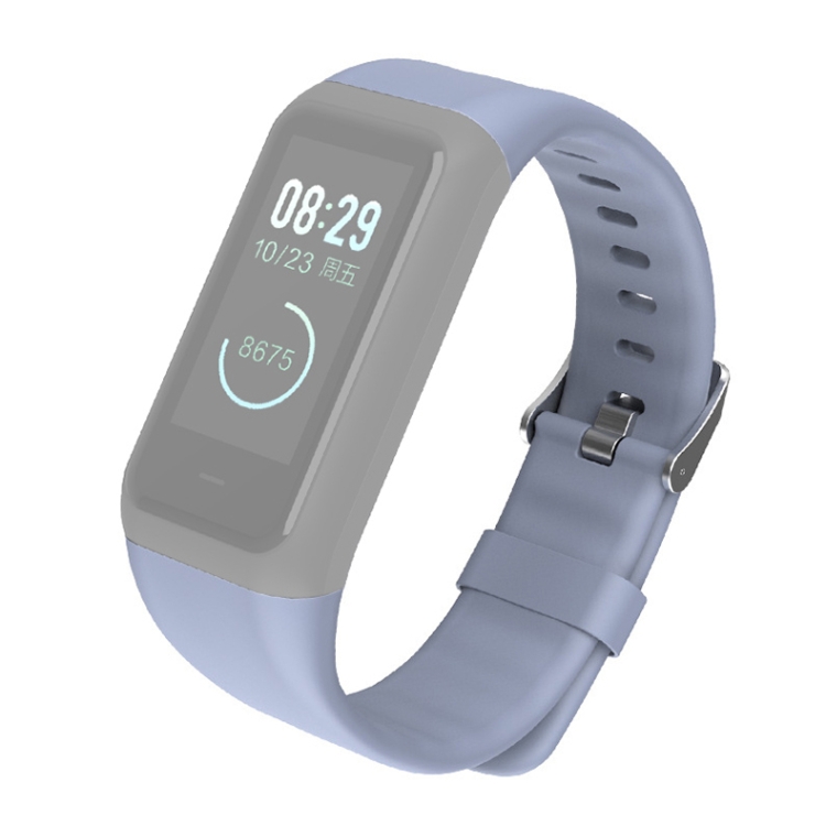 

For Huami AMAZFIT Cor2 A1712 TPU Replacement Strap Watchband(Grey)