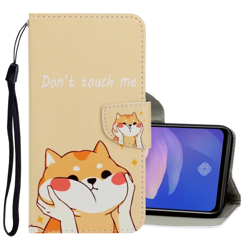 

For Vivo S1 Pro 3D Colored Drawing Horizontal Flip PU Leather Case with Holder & Card Slots & Wallet(Shiba Inu)