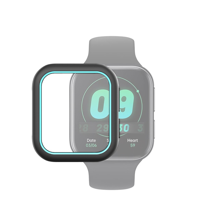

For OPPO Watch 41mm Smart Watch TPU Protective Case, Color:Black+Blue