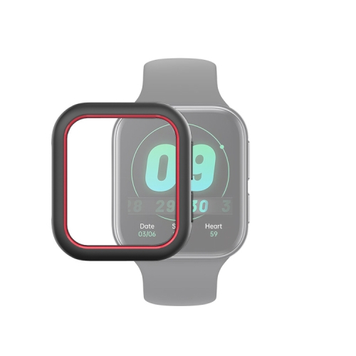 

For OPPO Watch 41mm Smart Watch TPU Protective Case, Color:Black+Red