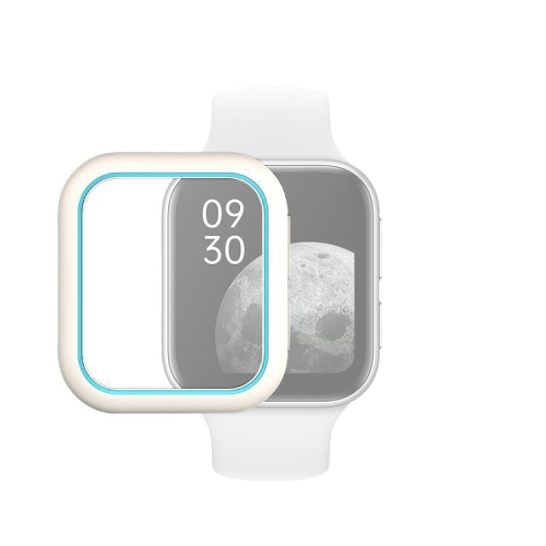 

For OPPO Watch 41mm Smart Watch TPU Protective Case, Color:White Blue