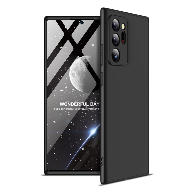 For Samsung Galaxy Note20 Ultra 5G GKK Three Stage Splicing Full Coverage PC Protective Case(Black)