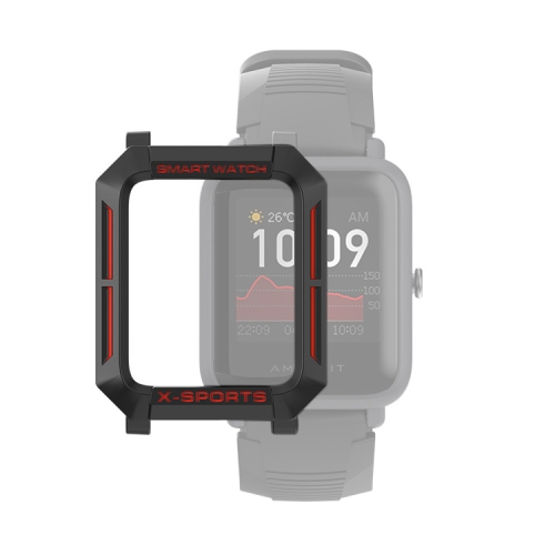 Sunsky For Huami Amazfit Bip Lite Version 1s Bip S Smart Watch Tpu Protective Case Color Black Red