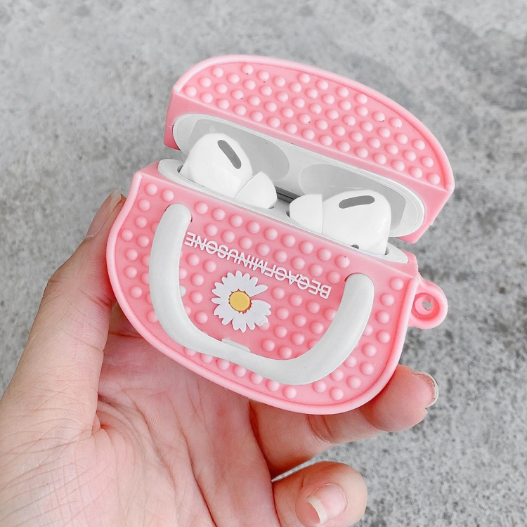

For AirPods Pro Daisy Couple Slipper Shape Earphone Protective Case