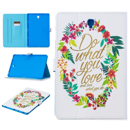 

For Samsung Galaxy Tab S4 10.5 T830 Stitching Horizontal Flip Leather Case with Holder & Card Slots & Sleep / Wake-up Function(Do What You Love)