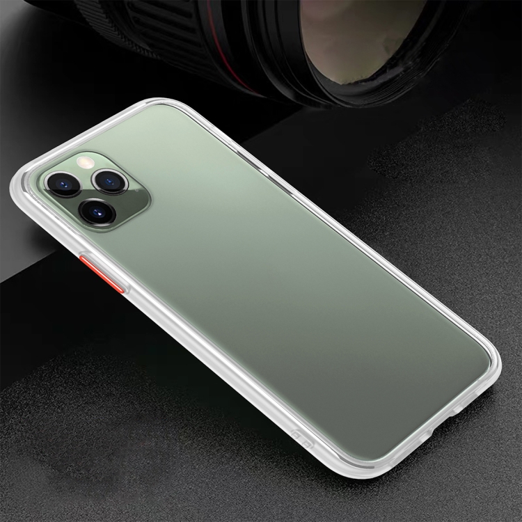 

For iPhone 11 Pro Max Shockproof Ultra-thin Frosted Protective Case(White)