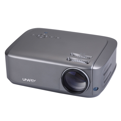 

Uhappy U68 Pro 1080P 5500 Lumens Portable Home Theater LED HD Mini Digital Projector, Android 6.0, 1GB+8GB, Support USB&SD&HDM&VGA&AV, EU Plug(Grey)