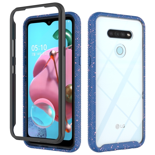 

For LG K51 / Q51 Shockproof Starry Sky PC + TPU Protective Case(Blue)