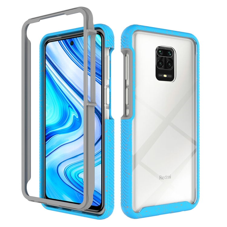 

For Xiaomi Redmi Note 9 Pro Max Shockproof Starry Sky PC + TPU Protective Case(Sky Blue)
