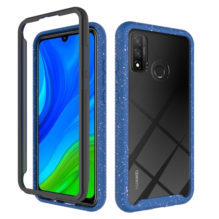 

For Huawei P smart 2020 Shockproof Starry Sky PC + TPU Protective Case(Blue)