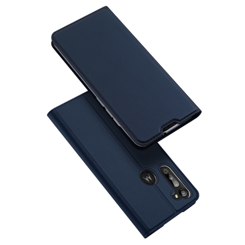 

For Motorola Moto G8 Power DUX DUCIS Skin Pro Series Horizontal Flip PU + TPU Leather Case, with Holder & Card Slots(Blue)