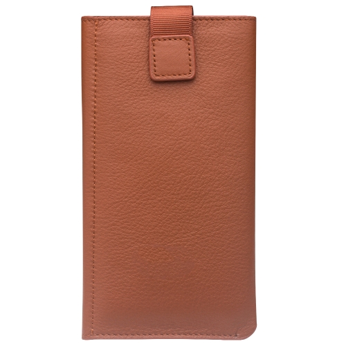 

For iPhone XS / X QIALINO Nappa Texture Top-grain Leather Horizontal Flip Wallet Case with Card Slots(Brown)