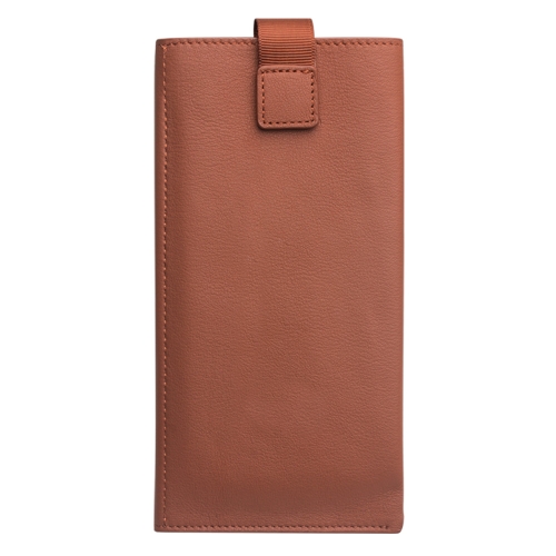 

For iPhone 11 Pro Max QIALINO Nappa Texture Top-grain Leather Horizontal Flip Wallet Case with Card Slots(Brown)