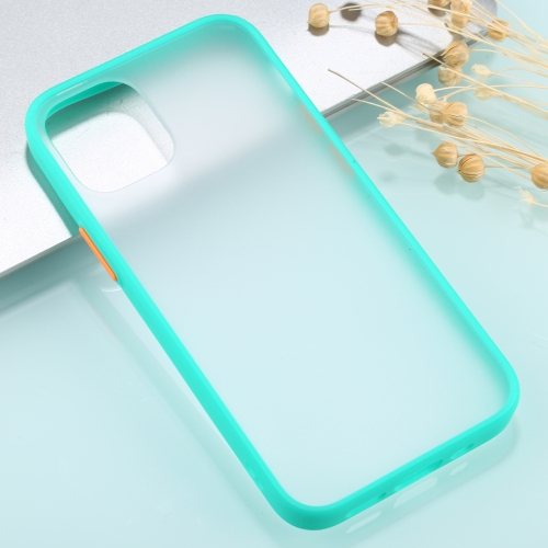 Sunsky For Iphone 12 Mini Skin Feel Series Shockproof Frosted Tpu Pc Protective Case Mint Green