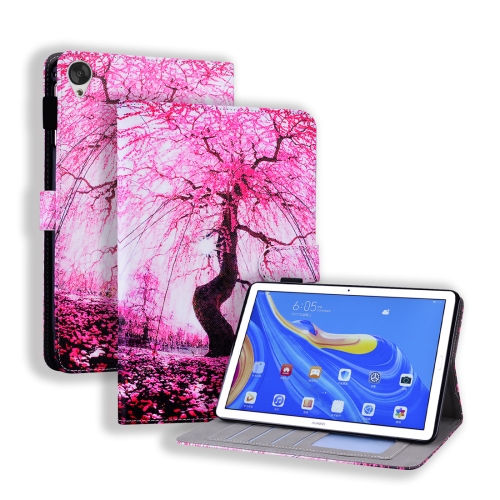 

Huawei MatePad 10.8 Coloured Drawing Horizontal Flip Leather Case with Holder & Card Slot & Photo Frame & Sleep/Wake-up Function(Cherry Tree)