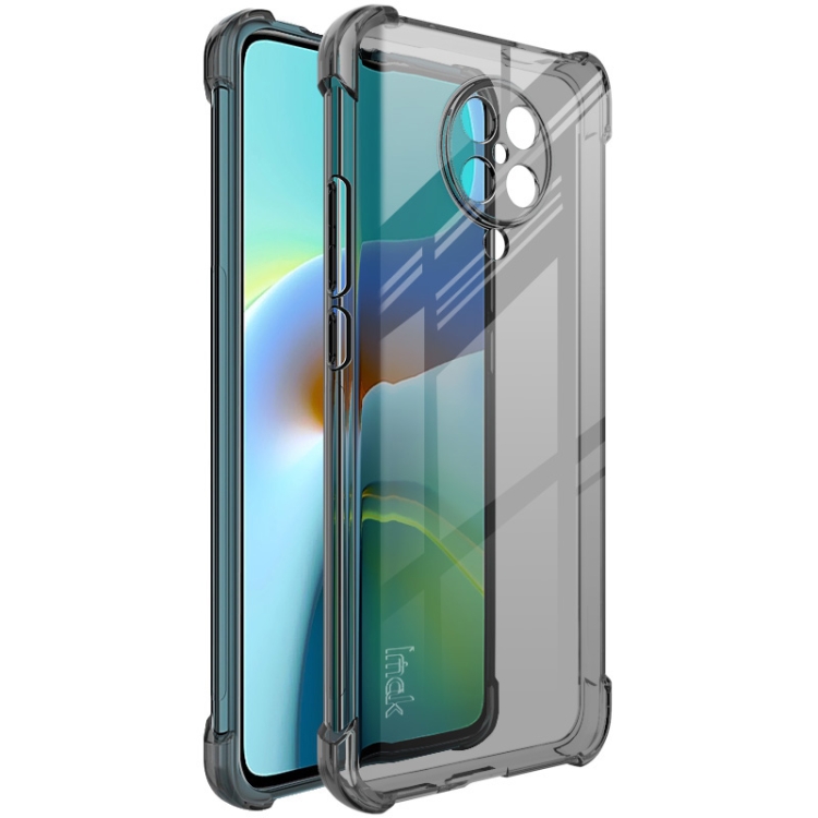 

For Xiaomi Redmi K30 Ultra IMAK All-inclusive Shockproof Airbag TPU Case + Screen Stickers(Transparent Black)