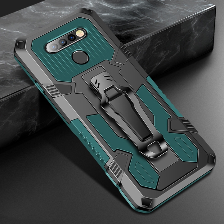 

For LG Stylo 6 Armor Warrior Shockproof PC + TPU Protective Case(Army Green)